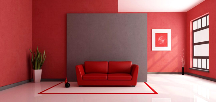 хорошие сочетания красного цвета в дизайне интерьера и отделке помещений